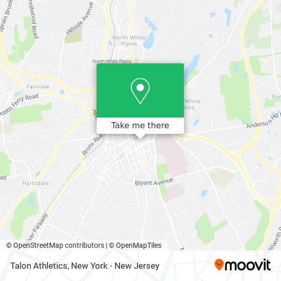 Talon Athletics map