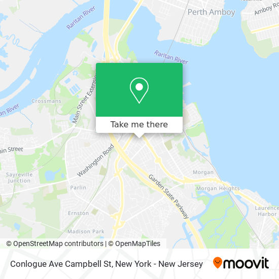 Mapa de Conlogue Ave Campbell St