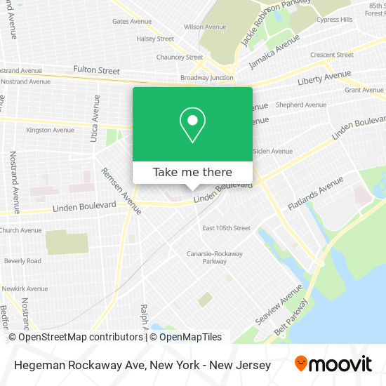 Hegeman Rockaway Ave map