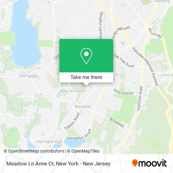 Mapa de Meadow Ln Anne Ct