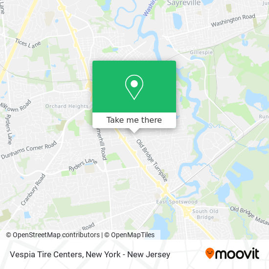 Vespia Tire Centers map