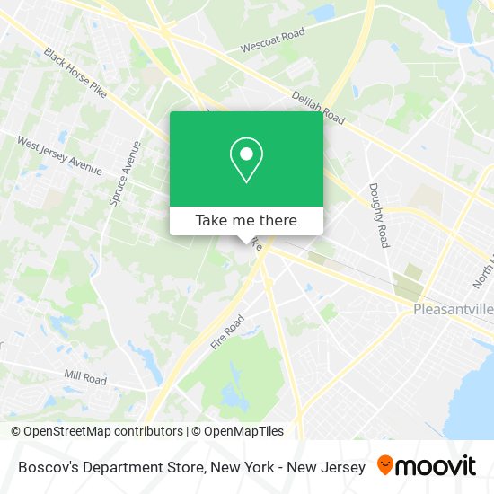 Mapa de Boscov's Department Store