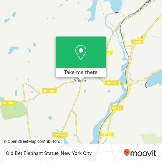 Mapa de Old Bet Elephant Statue