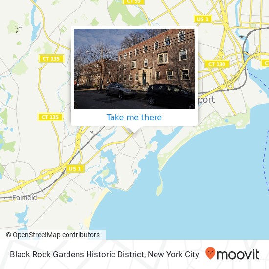Black Rock Gardens Historic District map
