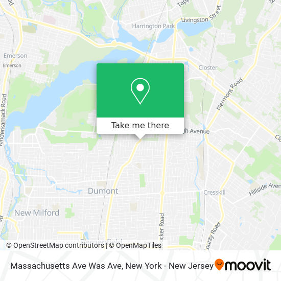 Mapa de Massachusetts Ave Was Ave
