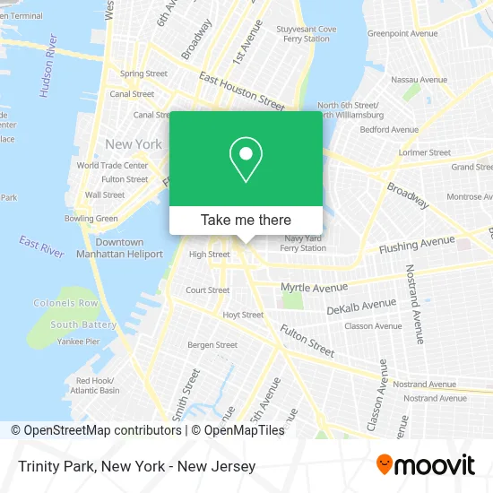 Trinity Park map