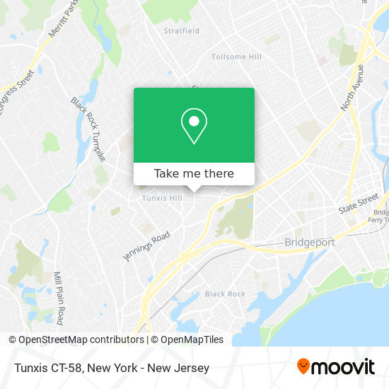 Tunxis CT-58 map