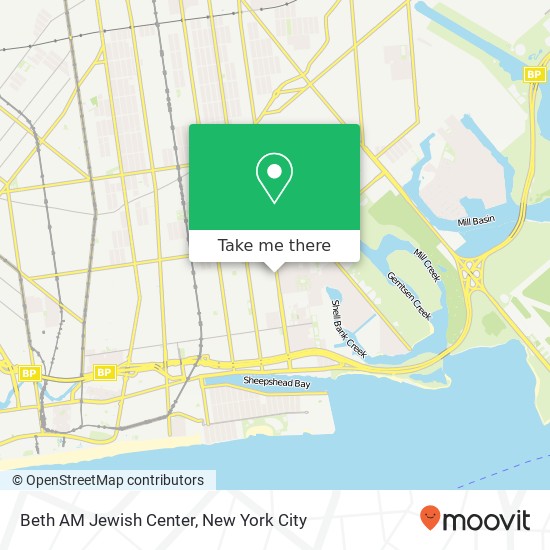 Beth AM Jewish Center map