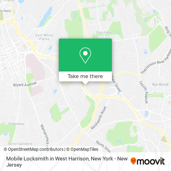 Mobile Locksmith in West Harrison map