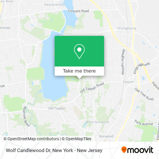 Mapa de Wolf Candlewood Dr