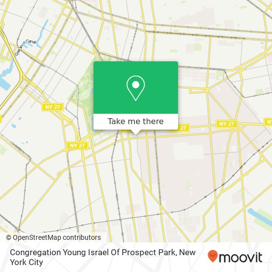 Mapa de Congregation Young Israel Of Prospect Park