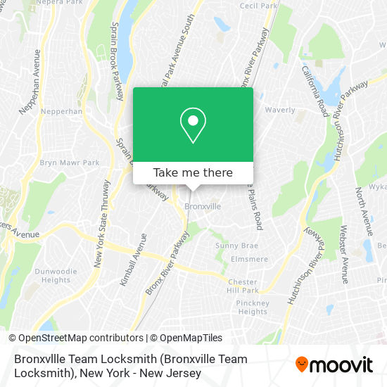 Mapa de Bronxvllle Team Locksmith (Bronxville Team Locksmith)