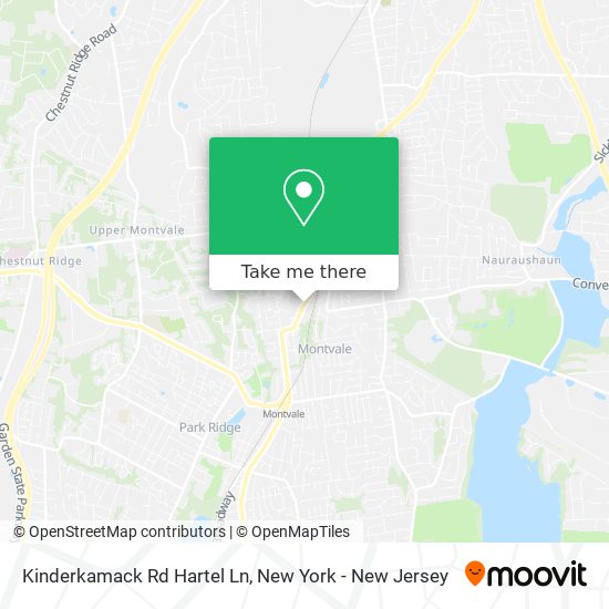 Mapa de Kinderkamack Rd Hartel Ln