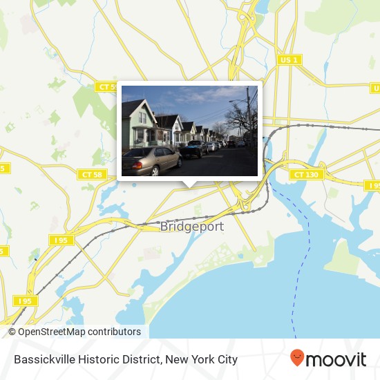 Bassickville Historic District map