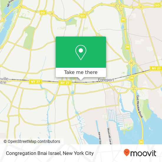 Mapa de Congregation Bnai Israel