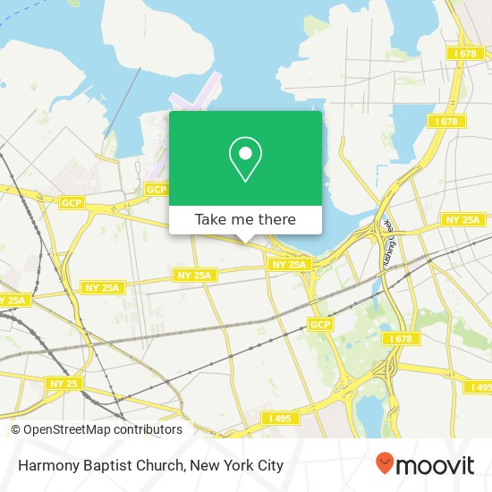 Mapa de Harmony Baptist Church