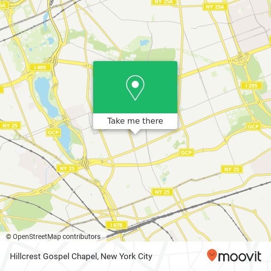 Hillcrest Gospel Chapel map