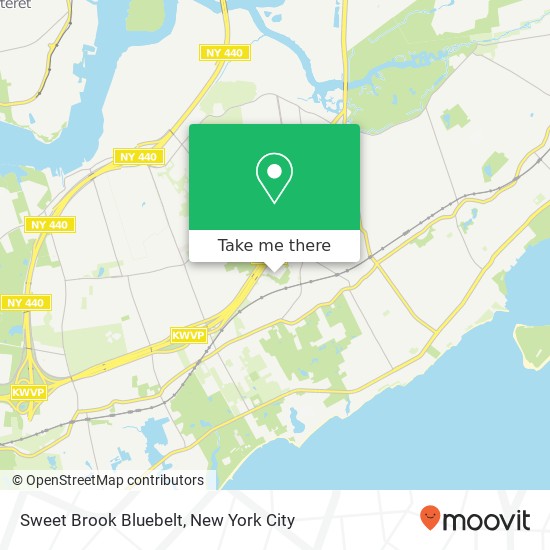 Mapa de Sweet Brook Bluebelt