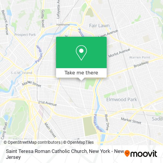 Mapa de Saint Teresa Roman Catholic Church