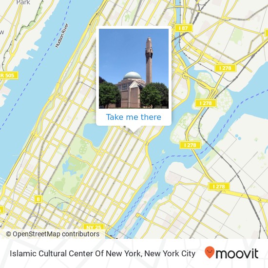 Islamic Cultural Center Of New York map