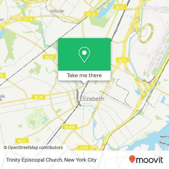 Mapa de Trinity Episcopal Church