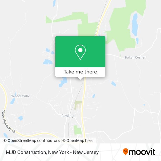 MJD Construction map