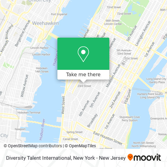 Diversity Talent International map