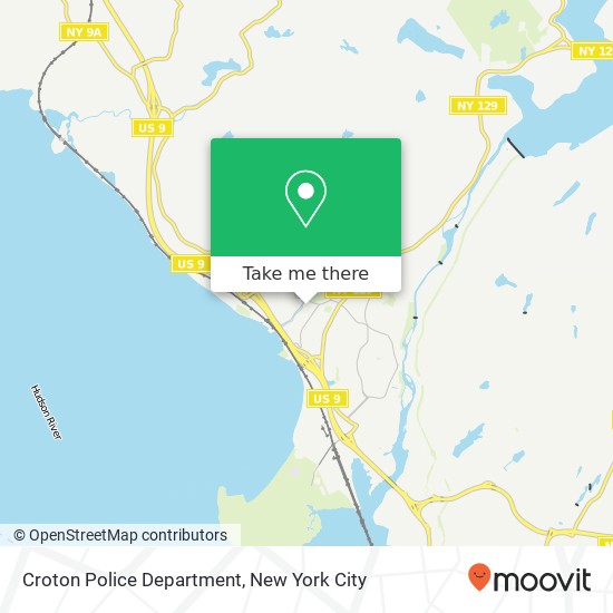 Mapa de Croton Police Department
