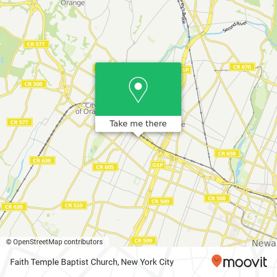 Faith Temple Baptist Church map