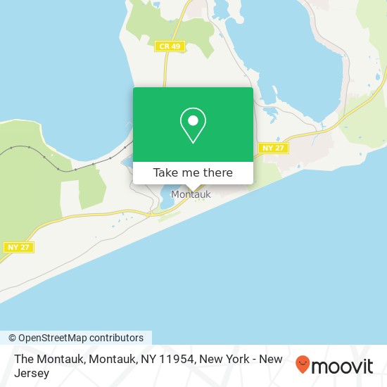 The Montauk, Montauk, NY 11954 map