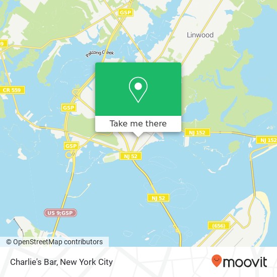 Charlie's Bar map