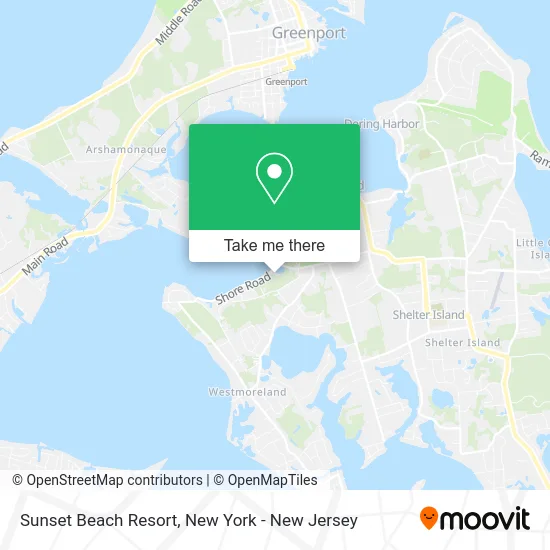 Sunset Beach Resort map
