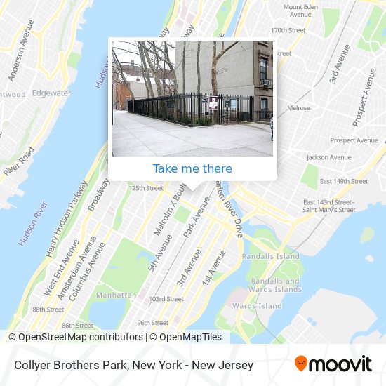 Mapa de Collyer Brothers Park