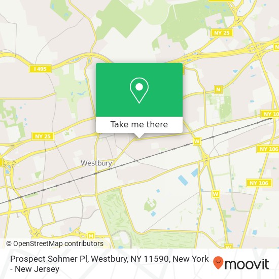 Mapa de Prospect Sohmer Pl, Westbury, NY 11590