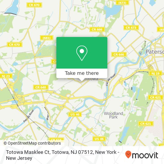 Totowa Masklee Ct, Totowa, NJ 07512 map
