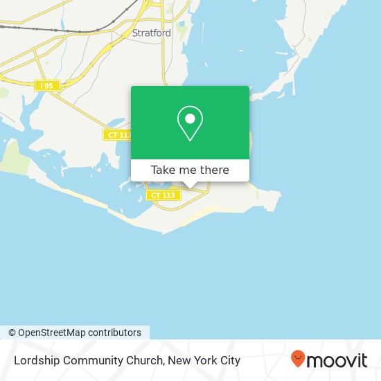 Lordship Community Church map