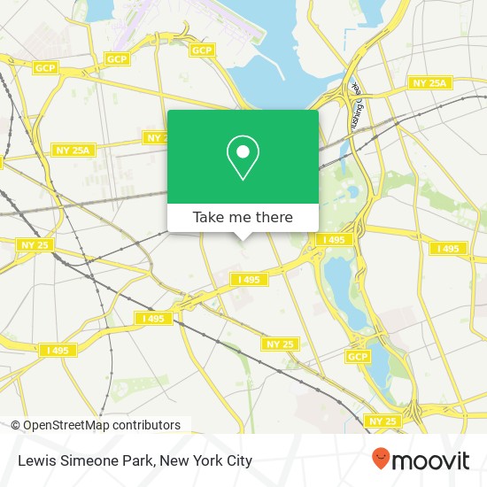 Mapa de Lewis Simeone Park