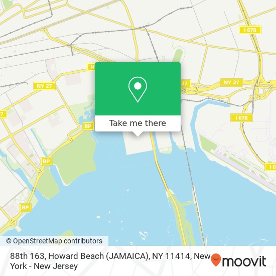 88th 163, Howard Beach (JAMAICA), NY 11414 map