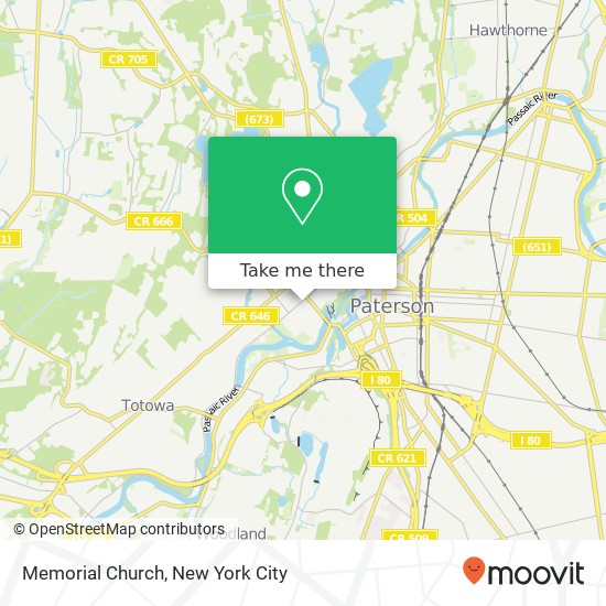 Mapa de Memorial Church