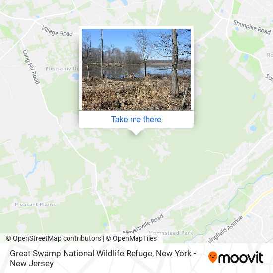 Great Swamp National Wildlife Refuge map