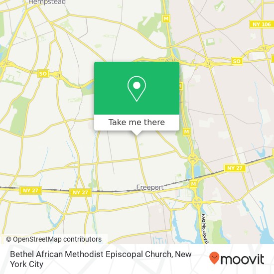 Mapa de Bethel African Methodist Episcopal Church