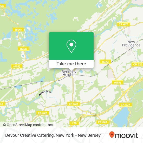 Mapa de Devour Creative Catering