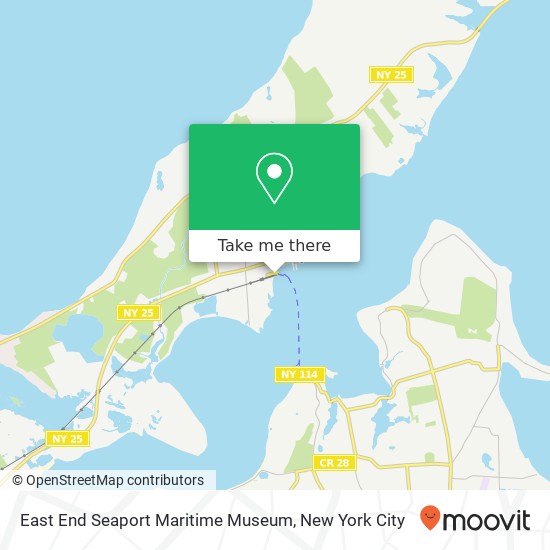 Mapa de East End Seaport Maritime Museum