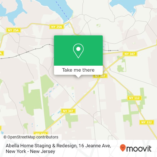 Mapa de Abella Home Staging & Redesign, 16 Jeanne Ave