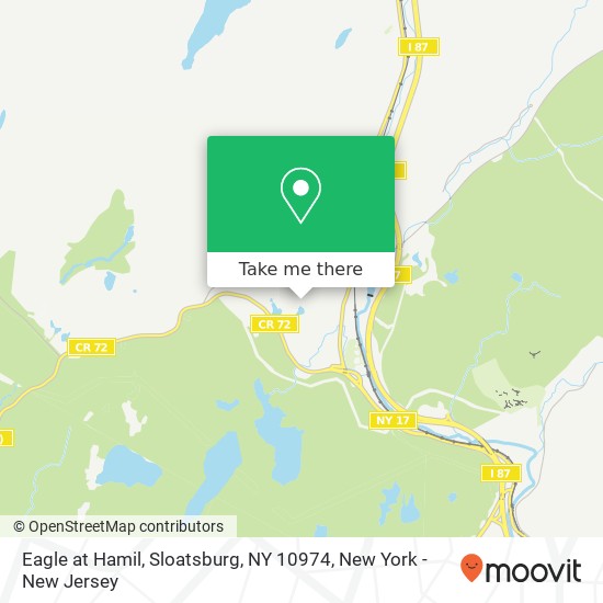 Mapa de Eagle at Hamil, Sloatsburg, NY 10974