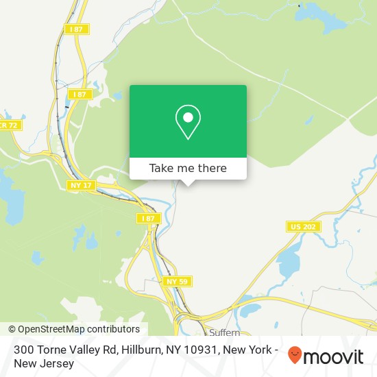 300 Torne Valley Rd, Hillburn, NY 10931 map