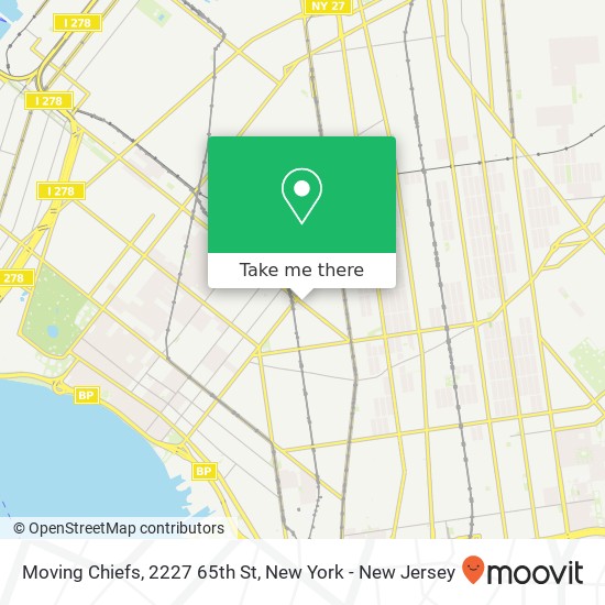 Mapa de Moving Chiefs, 2227 65th St