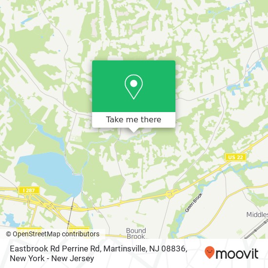 Eastbrook Rd Perrine Rd, Martinsville, NJ 08836 map