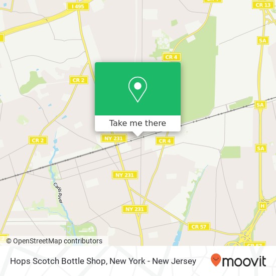 Mapa de Hops Scotch Bottle Shop