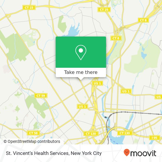 St. Vincent's Health Services map